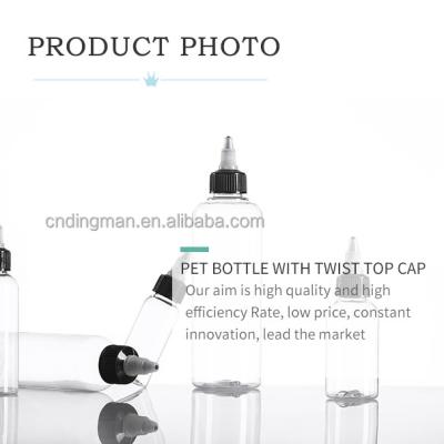 China Non Spill 20/410 24/410 28/410 Black Pointed Mouth Cap , Push Pull Cap For Dropper Bottle for sale