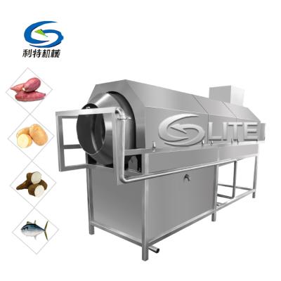 China High Efficiency Automatic Carrot Sweet Potato Peeling Drum Washer Fruit Vegetable Rotary Washing Washing Machine for sale