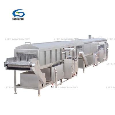 China Commercial bottle glass bottle tunnel sterilization machine fruit juice pasteurization machine for sale