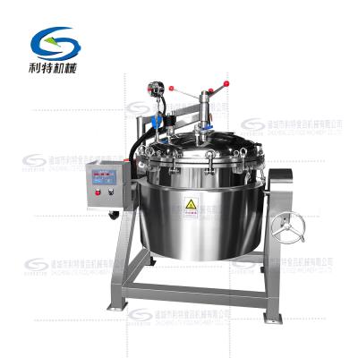 China Vegetable Processing Plant Industrial Stainless Steel Pressure Cooker Bone Soup Heating Pressure Cooking Machine for sale