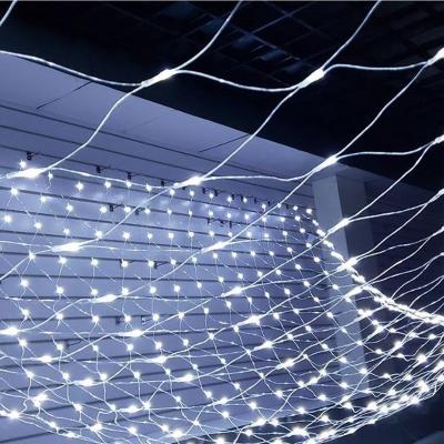 China Net Decoration 1.5MX1.5M 2x3M 4x6M Christmas Garlands Christmas LED String Lights Fairy Party Garden Wedding Decoration Curtain Lights for sale