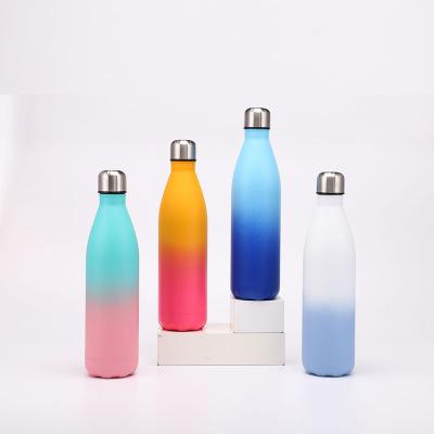 China Fuboom PORTABLE 500ml empty cola water bottle insulated stainless steel double wall thermo flask with leak proof screw cap lid for sale