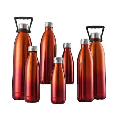 China Fuboom Stainless Steel Double Wall Vacuum Water Bottle Cola Shape Sublimation Sports Bottle PORTABLE Travel Mug for sale