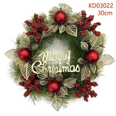 China Christmas and various parts 30 cm pine needle garland Christmas garland garland Christmas decorations for sale