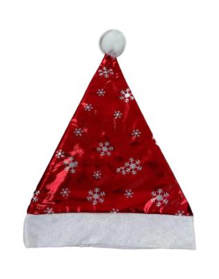 China Shiny Chistmas Day Double Snowflake Hat With Breath Overflowing Christmas Hats Christmas Gifts Hot Sale Hats for sale