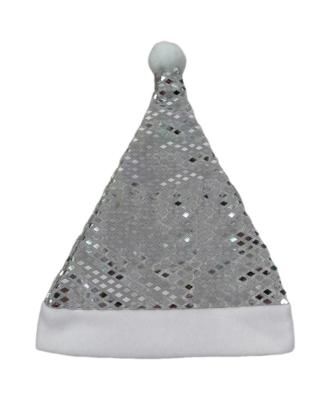 China Chistmas Day Sequin Diamond Shaped Hat With Brims Double-pulled Christmas Hats Christmas Gifts Hot Selling Christmas Hats for sale