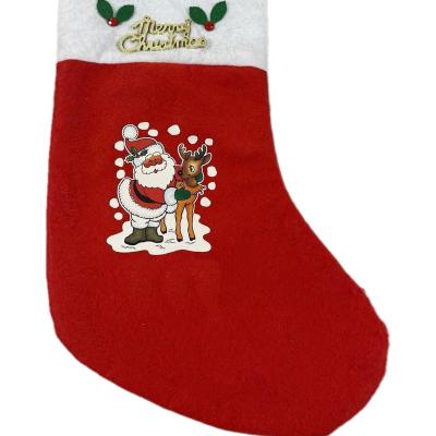 China Eco-friendly Plain Paint Jars Christmas White English Stockings Wholesale Christmas Customization for sale