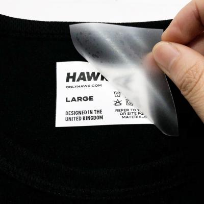 China Washable Custom Heat Transfer Label Supplier Garment Thermal Press Labels for sale