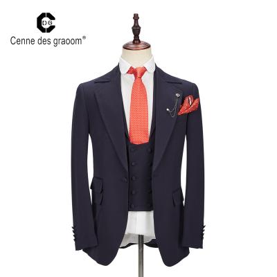 China Breathable In Stock New Design Tailored Blue Turkish Mens Suits for sale