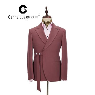 China Wholesale China Anti-Shrink 2 Piece Jacket Pants Slim Fit 2 Forks Mens Suits for sale