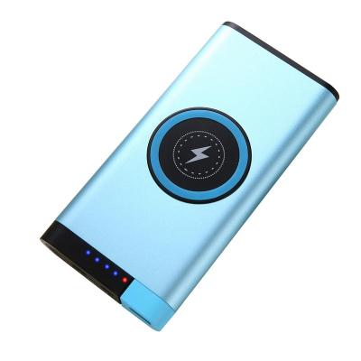 China 15000mah Promotional Power Banks Qi Wireless Charging Powerbank Wireless Charger for sale