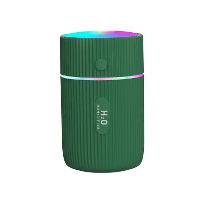 China Portable Car LED Air Colorful Color Fragrance Atomizers Diffusor Cool Mist Led Ultrasonic Humidifier for sale