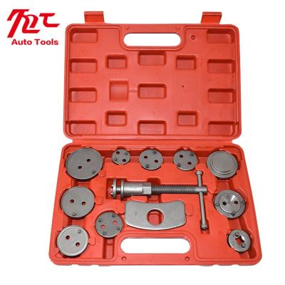 China Auto Repair Tools 12 Pcs Butterfly Brake Cylinder Auto Disc Brake Cylinder Piston Pad Hand Fit Adjust Repair Tool Kits Sets for sale