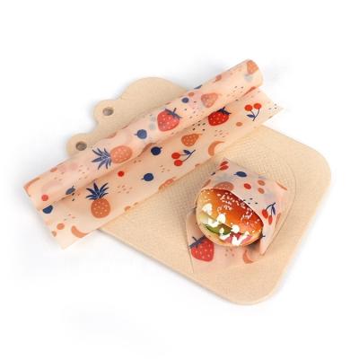 China Food Grade Cotton Beeswax Eco-Friendly Reusable Reusable Organic Food Wraps Envoltura De Tela De Cera De Abeja for sale