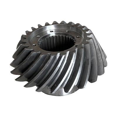 China Custom Industrial Equipment Metal Shaft Dia Spiral Bevel Gear Set Wheel Replacement for sale