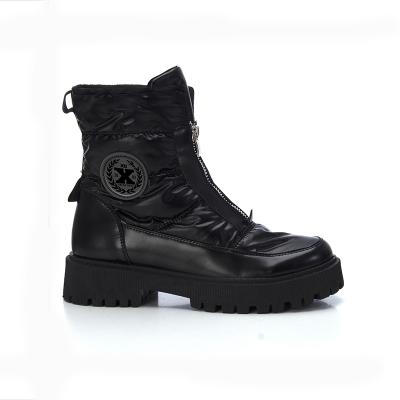 China Durable New Zipper Fashion Women Waterproof Sneaker Boots for sale