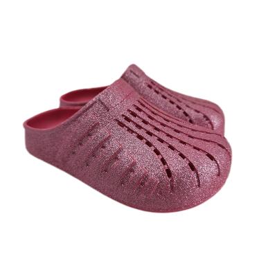 China New Breathable Shiny Sandal EVA Garden Shoes For Boys And Girls for sale