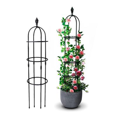 China Garden Obelisk Metal Trellis Trellis and Indoor Outdoor Flower Stand Plants for sale