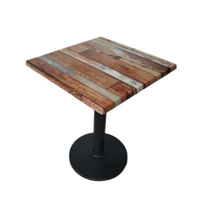 China Modern Bar Tables Cafe Tables Square Canteen Table Tops for sale