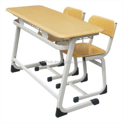 China Good quality modern double seater school furniture desk chair student school sets for sale