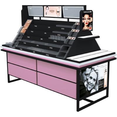 China Makeup products can be put cabinet makeup Nakajima beauty supplies store shelves cosmetic makeup stand cosmetic display for sale