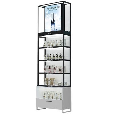 China Wholesale Cosmetic Elegant Simplicity Display Shelf Skin Care Products Cosmetic Displays Display for sale