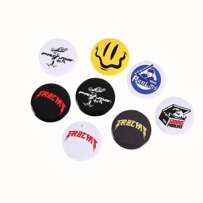 China Europe Promotion Tin Button Badge Custom Advertising Round Plastic Metal Pin Badge With Personalized Badge Logo for sale