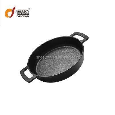 China CLASSIC Pre-Seasoned Cast Iron Skillet Pre-Seasoned Grill Griddle Plate Square Barbecue Pan For Stove Top And Oven for sale