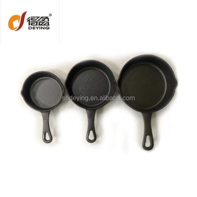 China American Style Quality Honeycomb Triple Nonstick Frying Pan Cast Iron Fry Pan All Size for sale