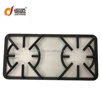 China Outdoor Cast Iron Double Gas Stove Pan Support For Commercial Kitchen for sale