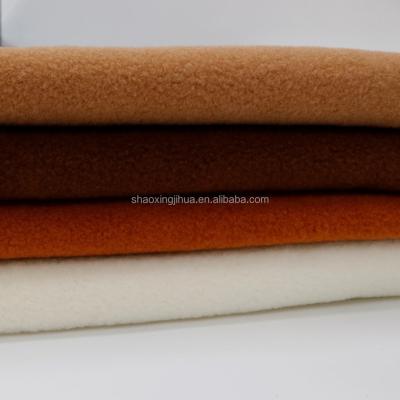 China Hot Selling 100%Polyester Flame Retardant Amazon Imitate Cashmere Wool Cloth Fabric For Clothing Overcoat for sale