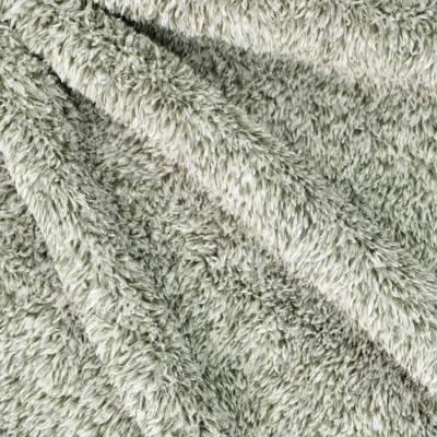 China Sueded Brushed Gray Brushed Fleece Fabric Soft Sheer and Thick Single Side Cation Velvet for sale