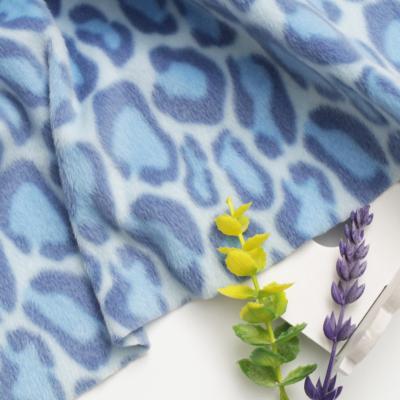 China Hot Sale Brushed Sueded Printing Super Soft Fleece Fabric For Jacket Garment for sale