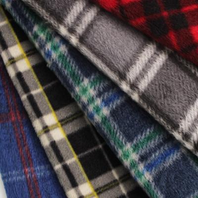 China Brushed Sueded Factory Price Super Soft Print Fleece Fabric For Jacket Garment for sale