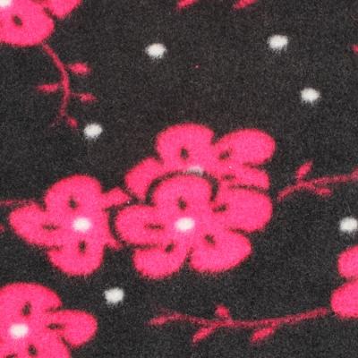 China Sueded Brushed Plum Blossom Pattern Brushed Shearing Reversible Shear Fabric For Aged Mattress for sale