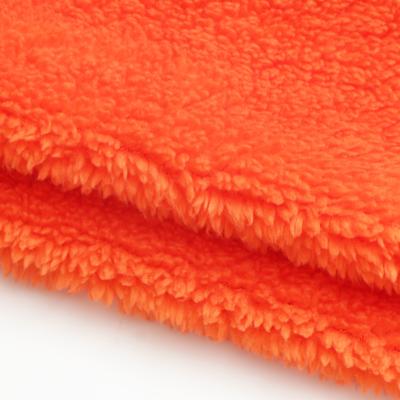 China Brushed Sueded Factory Supply Sherpa Shear Cloth Shu Velveteen For Garment Sleepwear Toy for sale