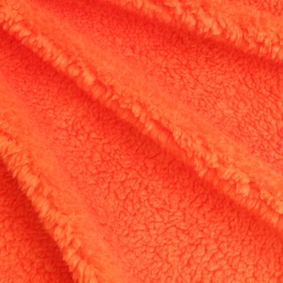 China High Quality Brushed Sueded Sleepwear Polyester Sherpa Fleece Fabric Shu Velveteen for sale