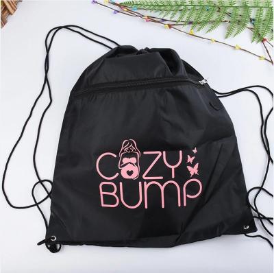 China Fashionable Custom Printing Nylon Or Polyester Drawstring Backpack Bag for sale