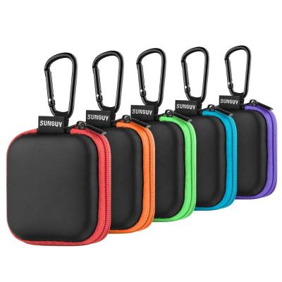 China Waterproof Shockproof EVA Earphone Case, Earbuds Carrying Case, Portable Small Shape Hard Case EVA Storage Bag for Bluetooth Headset for sale