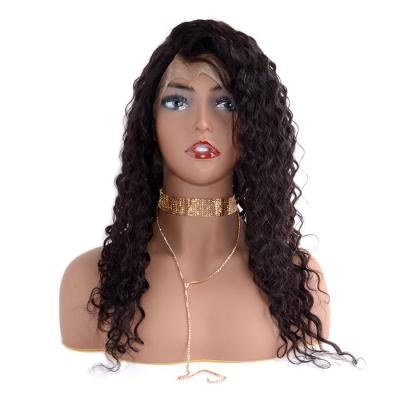 China Silky Straight 180% Brazilian Deepwave 130% 150% Virgin Human Hair For Color Women Deep Wave Hd Full Lace Wigs 13*6 Hair Lace Front Wigs for sale