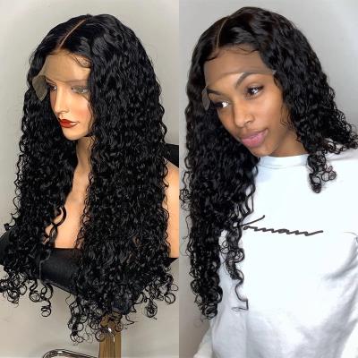 China Body Wave Wigs Natural Black Hair Lace Front Virgin 360 Hair Braided Wigs For Women for sale