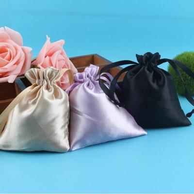 China Various disposable satin pouch bag for shoe packaging, drawstring pouch wholesale for sale