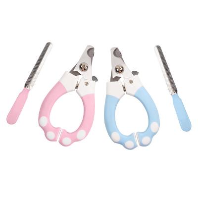 China Stocked Professional Stainless Steel Pet Grooming Clippers Dog Nail Clippers Pet Cutter Scissors Set for sale