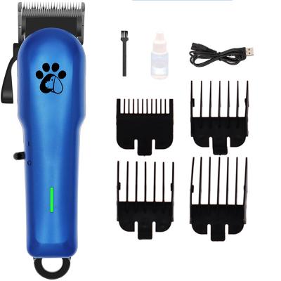 China Hot Sale Pet Grooming Tool Low Noise Rechargeable Dog Hair Trimmer Comb Pet Hair Clipper Stocked Professional Set for sale