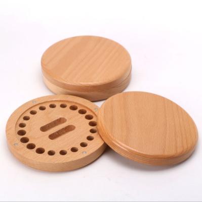 China Wooden milk tooth collection box men's and women's milk tooth hair collection box children's milk tooth box China for sale