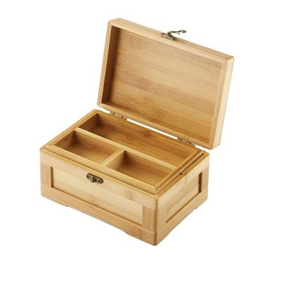 China China cao country style rolling storage box combination storage box bamboo stash box for sale