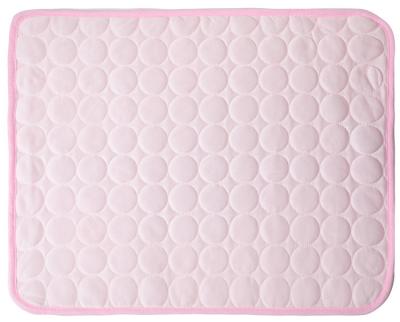 China Pink Summer Cooling Washable Dog Cooling Mat Ice Silk Pet Self Protective Cover Pet Crate Portable Washable Breathable Waterproof Pad for sale