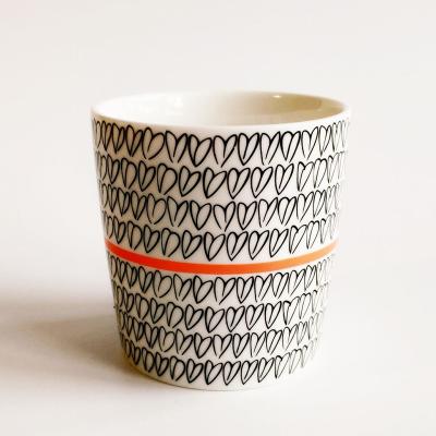 China Viable ceramic coffee mug without handle for sale