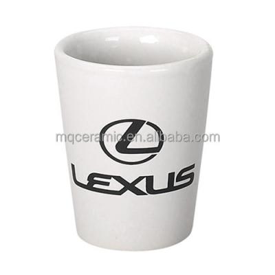 China Viable Promotional Porcelain Shot Glass for sale