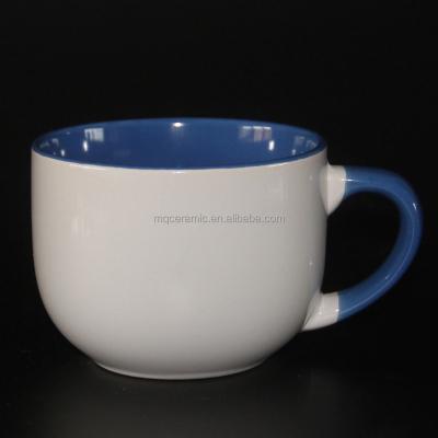 China 500ml Sustainable Ceramic Soup Mug for sale